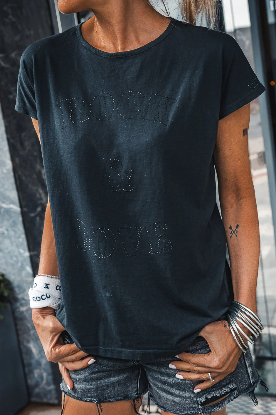 T-SHIRT ELCY NOIR - Image 4
