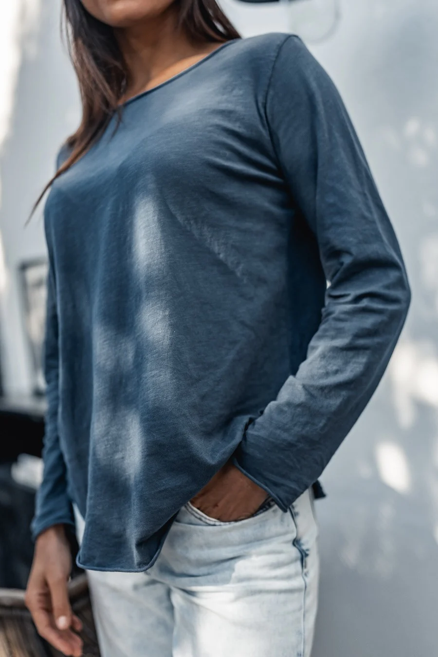 T-SHIRT CLIFF BLEU - Image 4