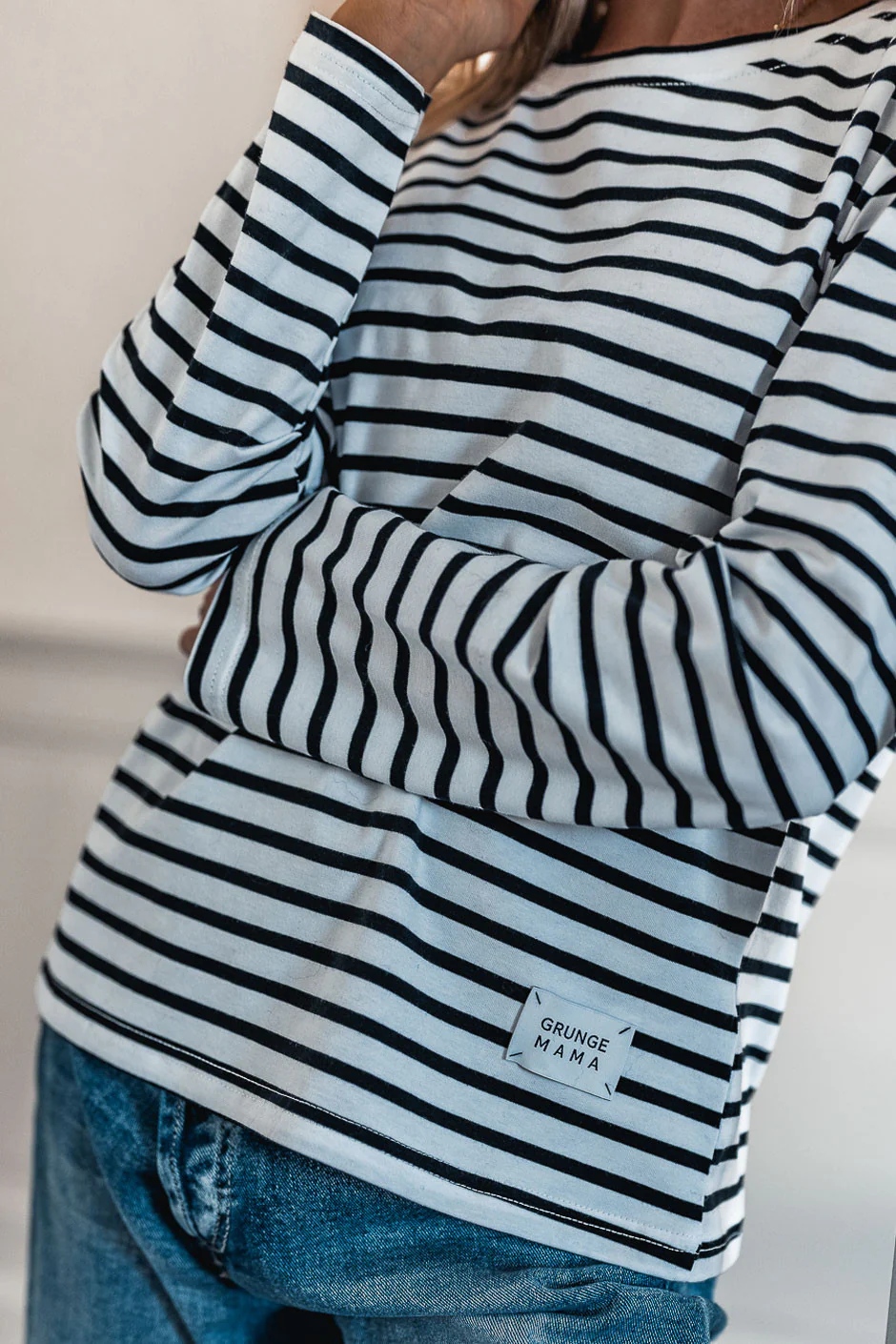 T-shirt Grungemama Doe raye - Image 6