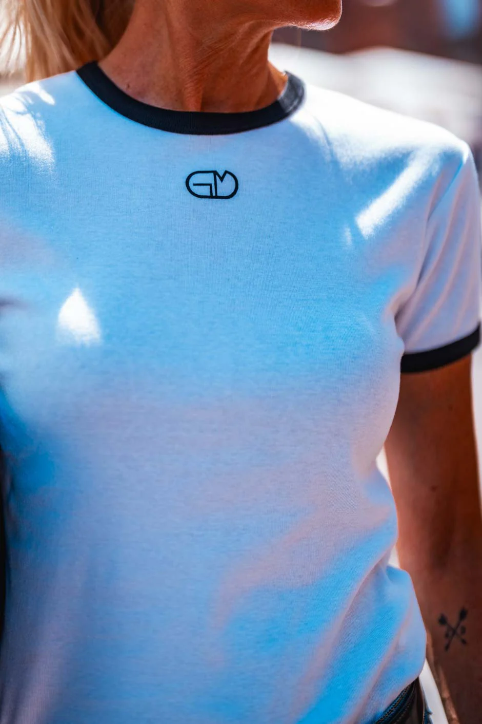 T-SHIRT IDRIS BLANCNOIR - Image 7