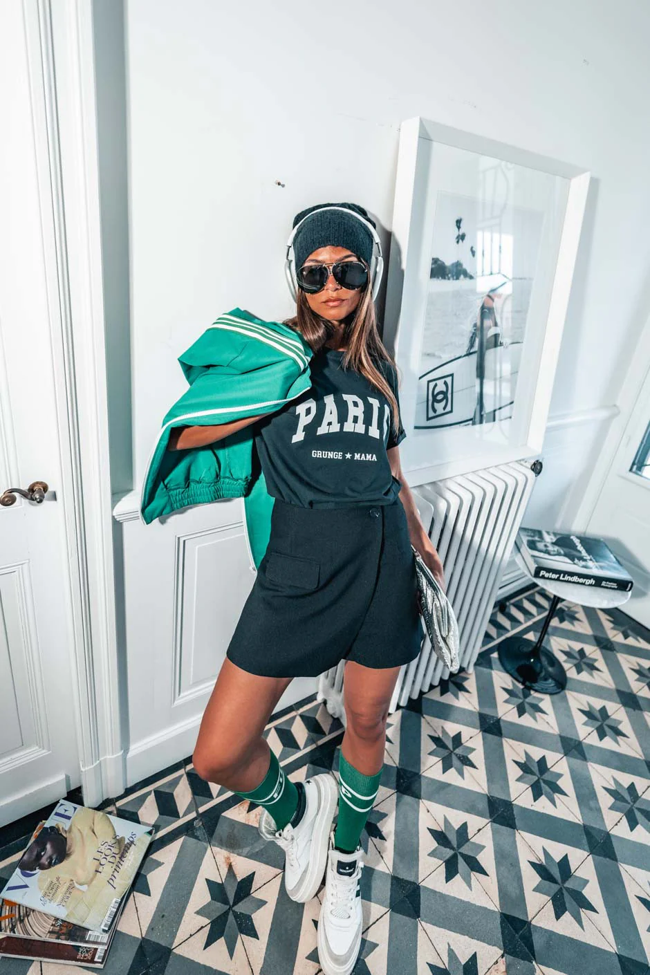 T-SHIRT PARIS NOIR