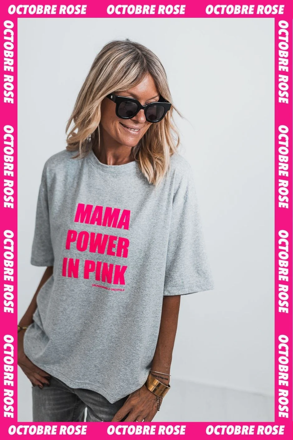 T-SHIRT POWER GRIS - Image 5