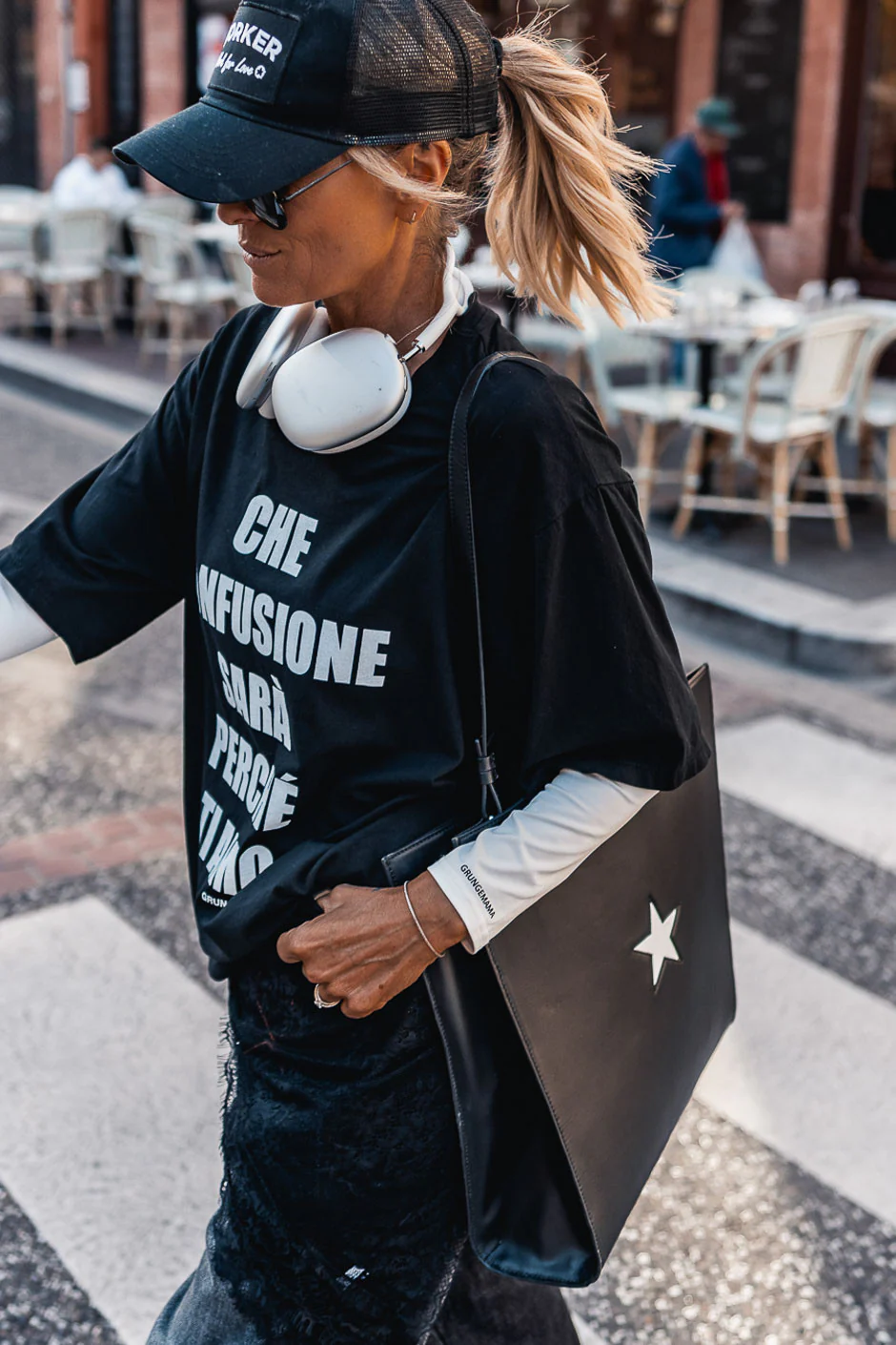 T-shirt Grungemama Ti amo noir - Image 3