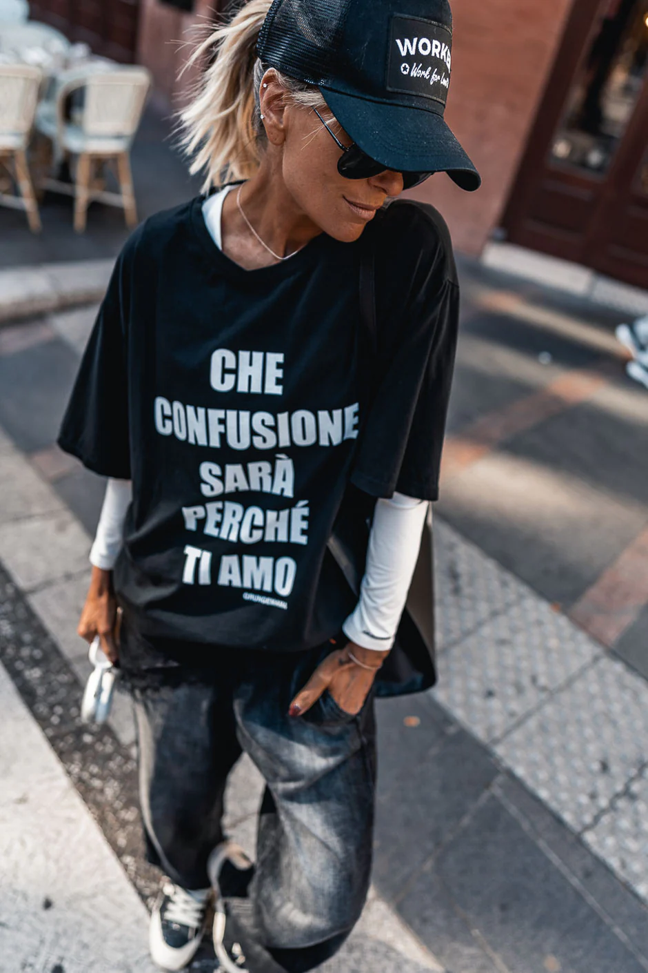 T-shirt Grungemama Ti amo noir - Image 6