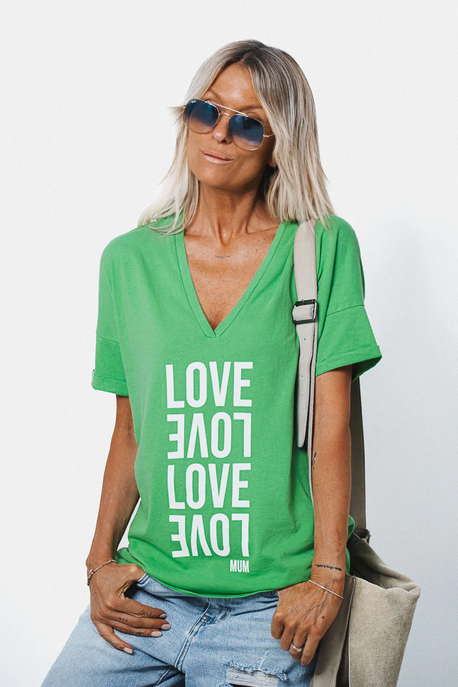 T-SHIRT MUMS LOVE VERT - Image 3