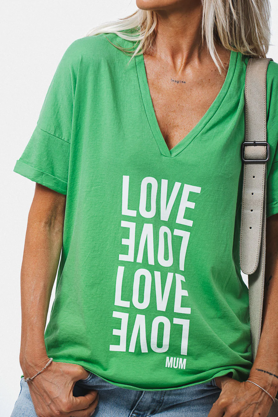 T-SHIRT MUMS LOVE VERT - Image 4