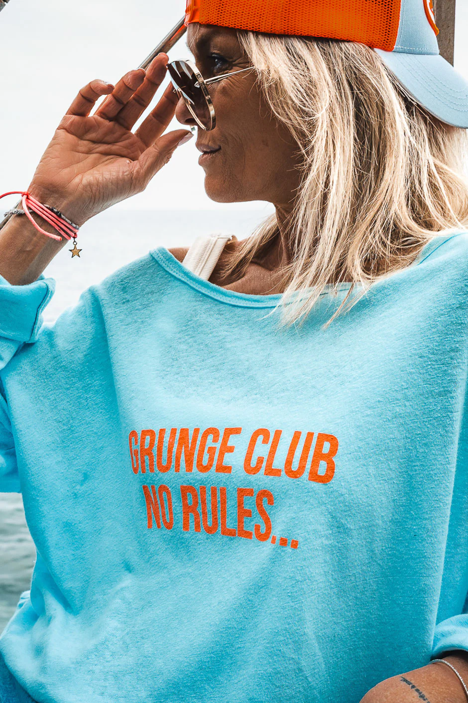T-SHIRT NO RULES BLEU - Image 3