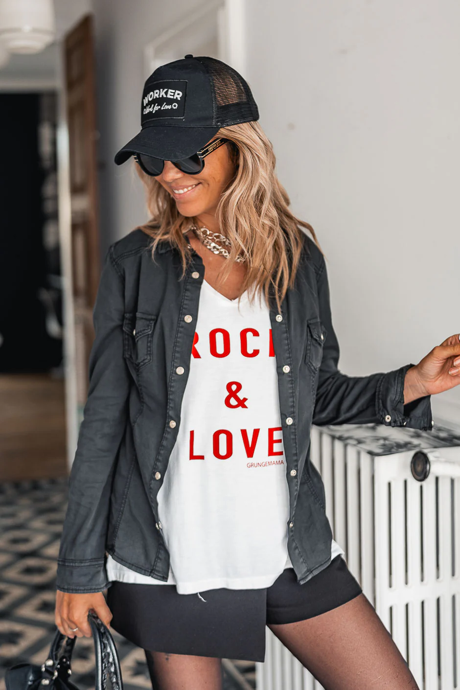 T-SHIRT PIERCE LOVE BLANC - Image 3