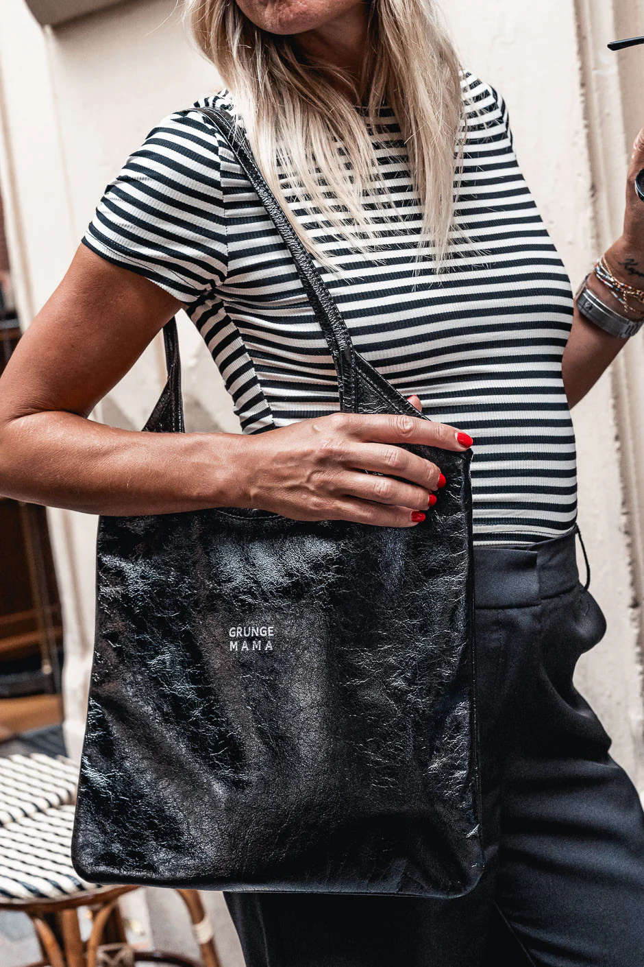 Top Grungemama New belleme raye - Image 3