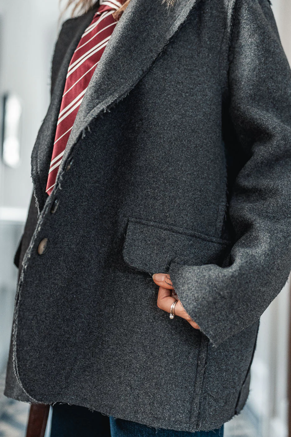 VESTE RILEY GRIS - Image 3