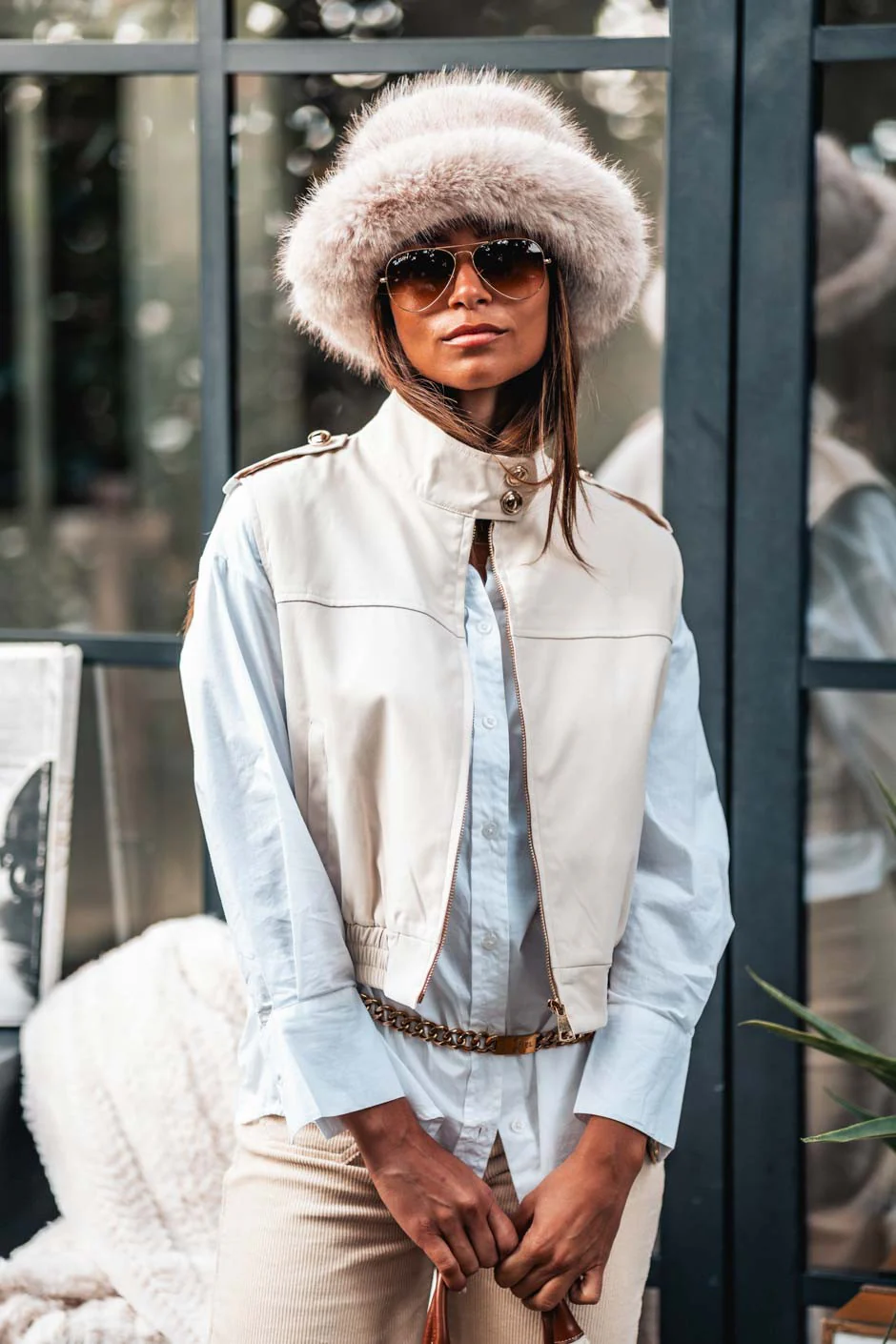 Veste Flavie ecru - Image 8