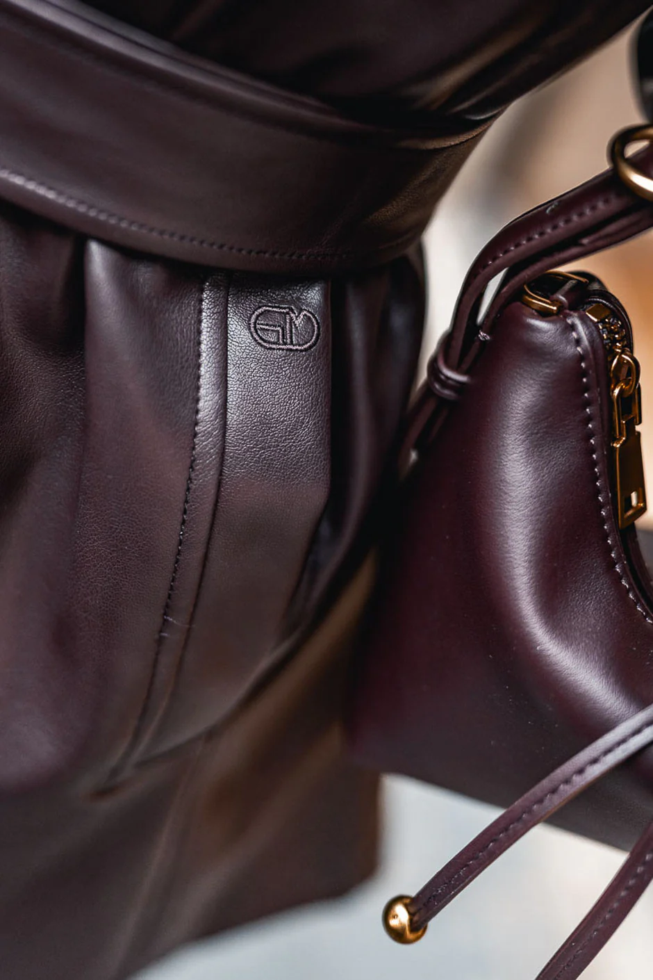 BLOUSON ADARA BORDEAUX - Image 8