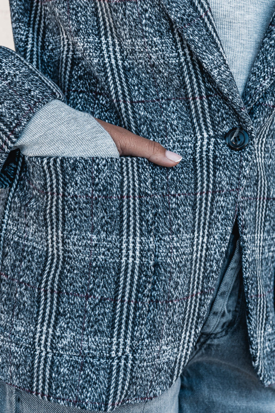 Veste Grungemama Alessio gris - Image 5