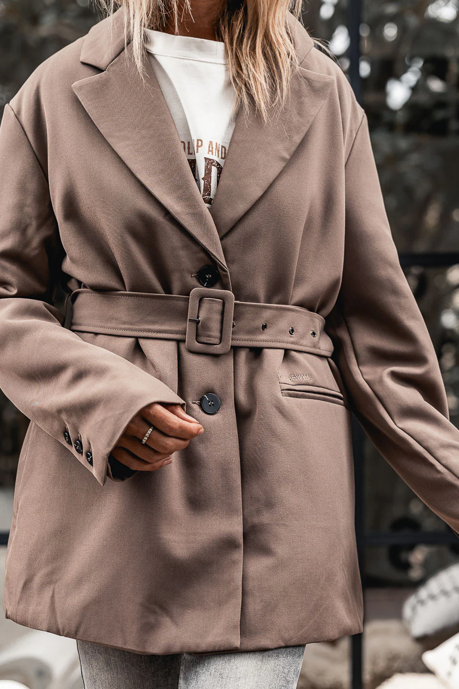 Veste Grungemama Andie taupe - Image 6