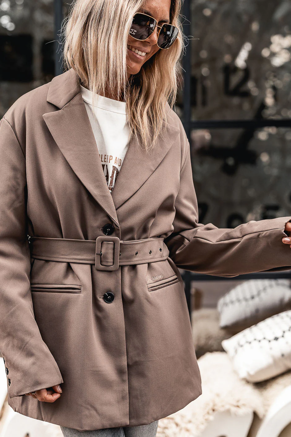 Veste Grungemama Andie taupe - Image 8