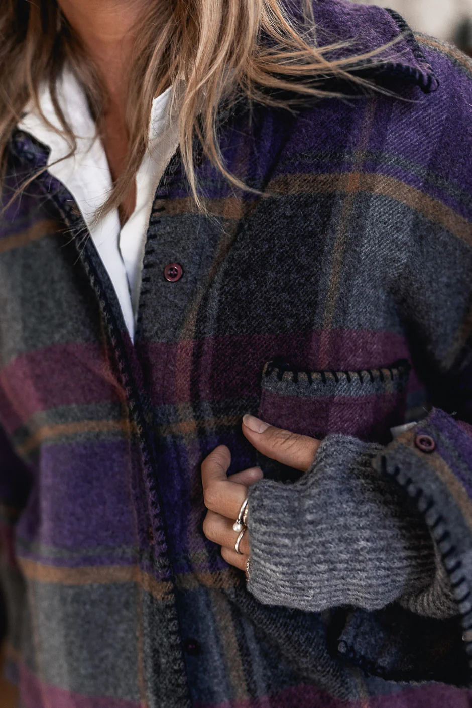 Veste Grungemama Netia violet - Image 7