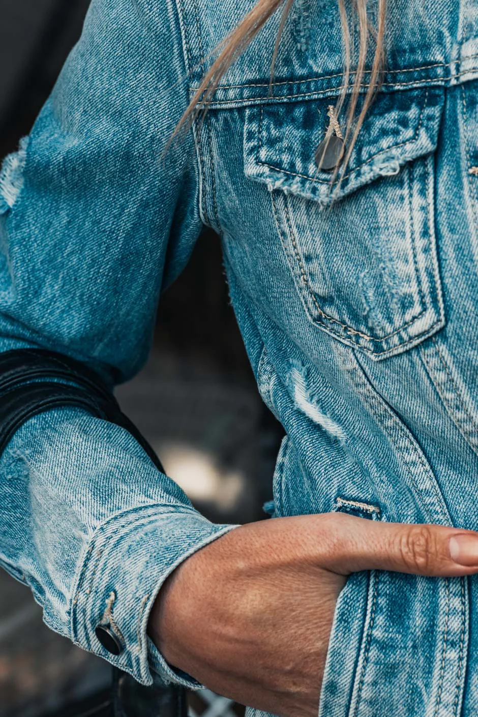 BLOUSON JEANS DESTROY - Image 4