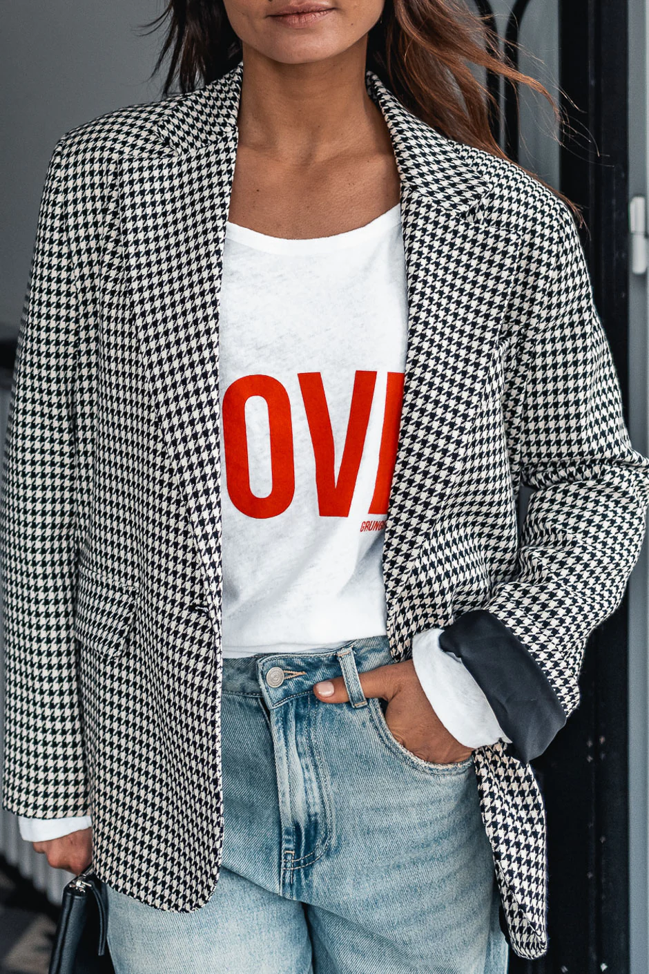 VESTE MAINA PIED DE POULE - Image 3
