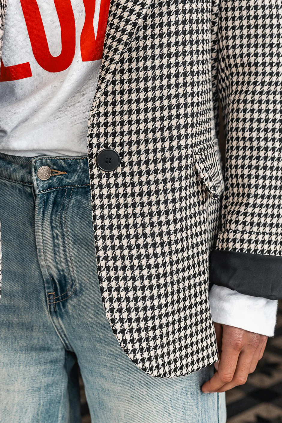 VESTE MAINA PIED DE POULE - Image 7