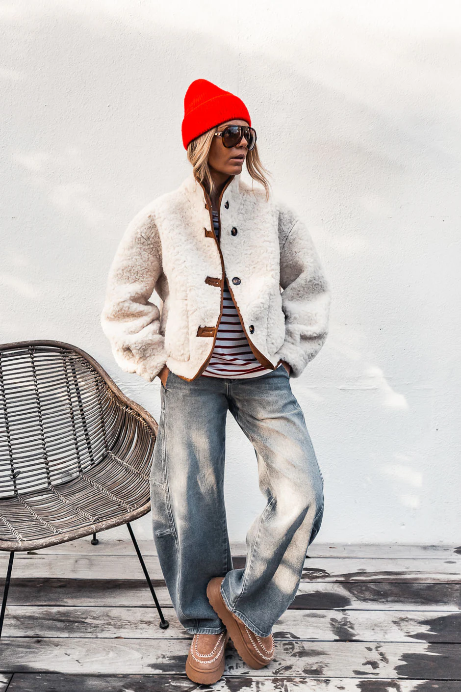 VESTE MARLEY REVERSIBLE CAMEL - Image 10