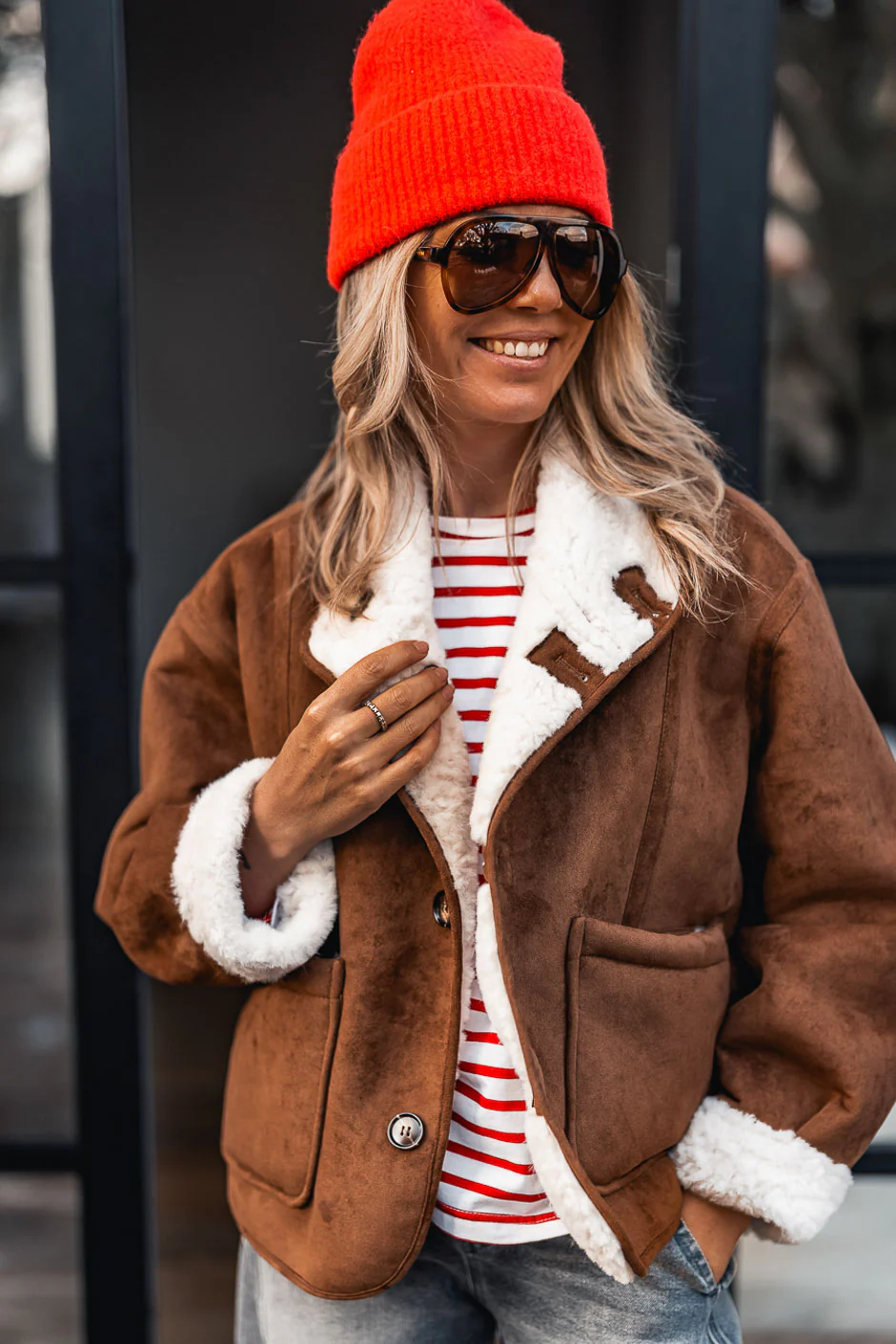 VESTE MARLEY REVERSIBLE CAMEL - Image 3