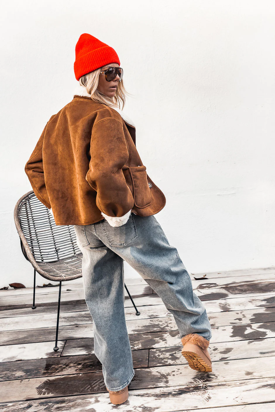 VESTE MARLEY REVERSIBLE CAMEL - Image 4