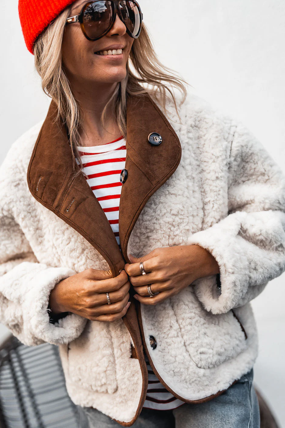 VESTE MARLEY REVERSIBLE CAMEL - Image 8
